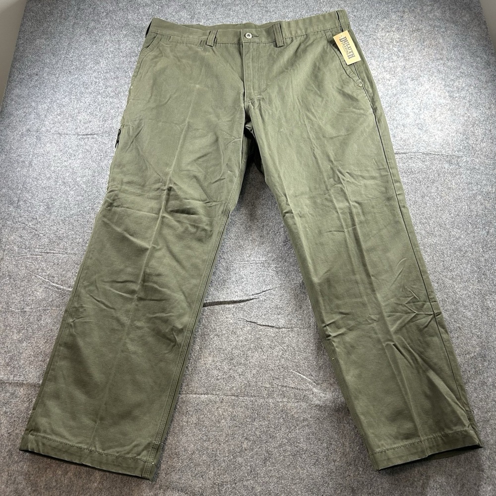 Duluth Trading Co Men's 40X30 Flex Ballroom Khaki Stretch Straight Leg Work